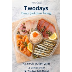 Deniz ürünleri şarküteri tabağı 