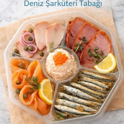 Deniz ürünleri şarküteri tabağı 